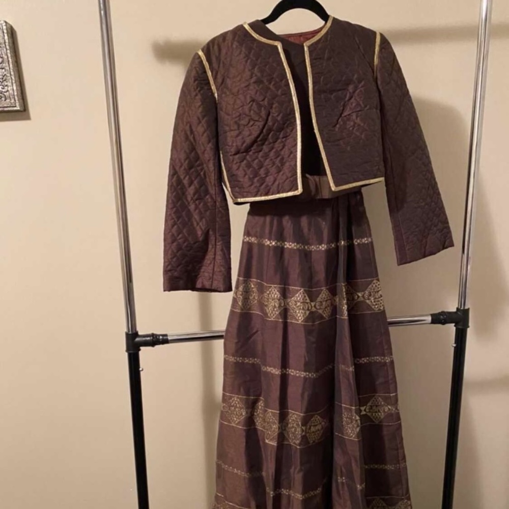 vintage dress and jacket